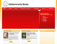 Tablet Screenshot of jabberwocky-books.com
